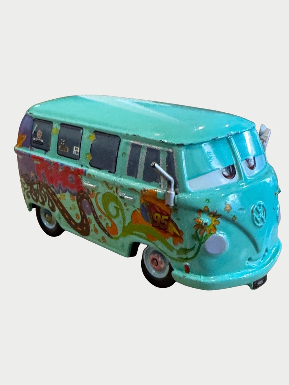 Disney Pixar Cars Fillmore Volkswagen VW Bus Diecast Vehicle